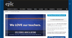 Desktop Screenshot of epiccharterschools.org